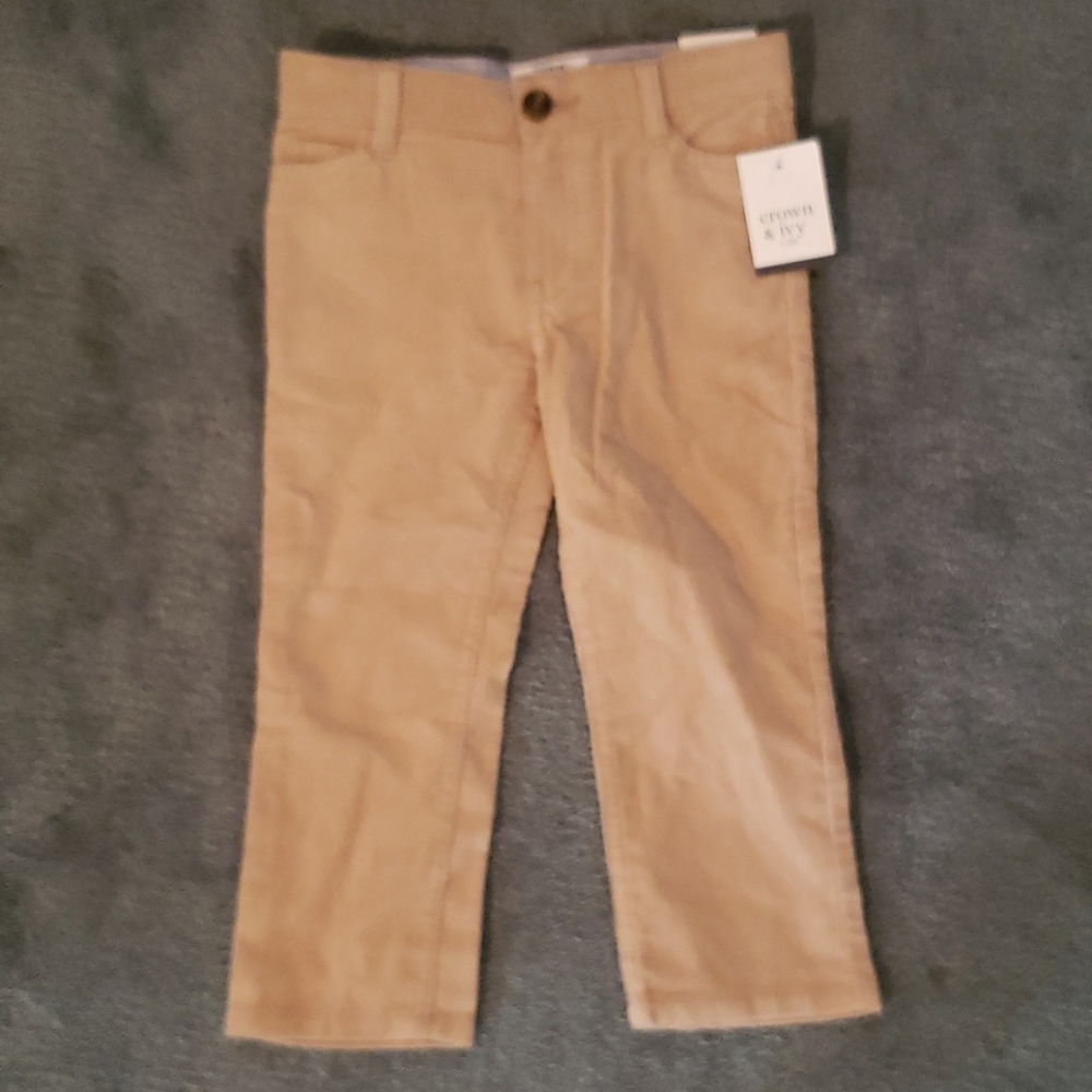 NWT Crown & Ivy Kids Corduroy Pants 2T
